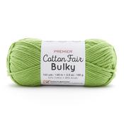 Leap Frog - Premier Yarns Cotton Fair Bulky Yarn - Solid