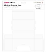 3.5"X5"X10" W/5 Tabbed Dividers - Totally-Tiffany Fab File Slimline Storage Box