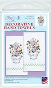Watering Can - Jack Dempsey Stamped Decorative Hand Towel Pair 17"X28"