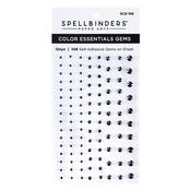 Onyx - Spellbinders Color Essentials Gems 108/Pkg