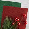 Red & Green Glitter Foam Sheets - Spellbinders