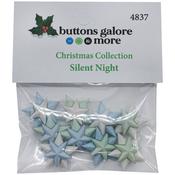 Silent Night 9/Pkg - Buttons Galore Christmas Themed Buttons