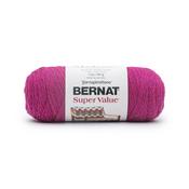 Raspberry - Bernat Super Value Solid Yarn
