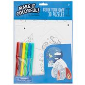 Space - Colorbok Make It Colorful! Color Your Own 3D Puzzle