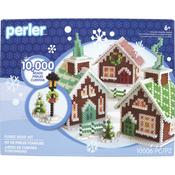3D Holiday Gingerbread Village - Perler Fused Bead Kit