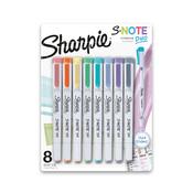 Assorted Colors - Sharpie S-Note Duo Dual-Ended Creative Highlighters 8/Pkg