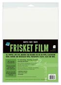 Matte - Grafix Low Tack All Purpose Frisket Film 9"X12" 6/Pkg