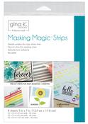 Gina K Designs Masking Magic Strips 8/Pkg