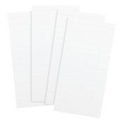 White Tabs, Square - Sticky Thumb Dimensional Adhesive Foam 272/Pkg