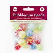 Pearlized - CousinDIY Bubblegum Bead 20mm 20/Pkg