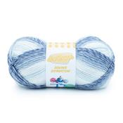 Blueberry Pie - Lion Brand Ice Cream Roving Stripes Yarn
