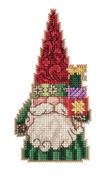 Gnome Holding Gifts - Mill Hill/Jim Shore Counted Cross Stitch Kit 2.5"X5"