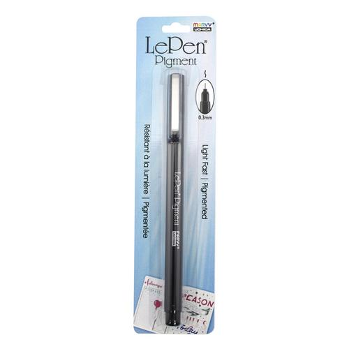 Uchida Le Pen .03mm Point 4/Pkg-Black