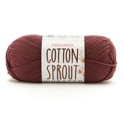 Cranberry - Premier Yarns Cotton Sprout Worsted Solid Yarn
