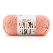 Peach - Premier Yarns Cotton Sprout Worsted Solid Yarn