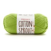Lime - Premier Yarns Cotton Sprout Worsted Solid Yarn