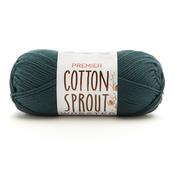 Hunter Green - Premier Yarns Cotton Sprout Worsted Solid Yarn