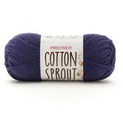 Navy - Premier Yarns Cotton Sprout Worsted Solid Yarn