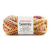 Daisies - Premier Yarns Serenity Chunky Candy Yarn