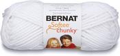 White - Bernat Softee Chunky Big Ball Yarn - Solids
