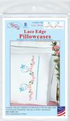 Love Birds - Jack Dempsey Stamped Pillowcases W/White Lace Edge 2/Pkg