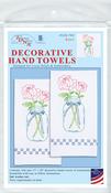Roses - Jack Dempsey Stamped Decorative Hand Towel Pair 17"X28"