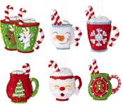 Cozy Christmas - Bucilla Felt Ornaments Applique Kit Set Of 6