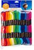 Rainbow - Coats & Clark 6-Strand Embroidery Floss Jumbo Pack 105/Pkg