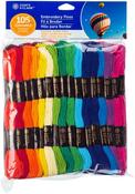 Rainbow - Coats & Clark 6-Strand Embroidery Floss Jumbo Pack 105/Pkg