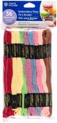 Macaroons - Coats & Clark 6-Strand Embroidery Floss Value Pack 36/Pkg