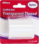 Clear - Allary Transparent Nylon Thread 150yd