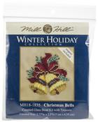 Christmas Bells-Perforated Paper - Mill Hill Counted Cross Stitch Ornament Kit 2.75"X2.5"