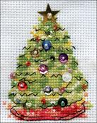 Christmas Tree (14 Count) - Design Works Counted Cross Stitch Kit 2"X3"