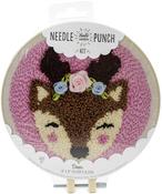 Deer - Fabric Editions Needle Creations Needle Punch Kit 6"