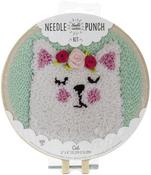 Cat - Fabric Editions Needle Creations Needle Punch Kit 6"