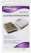 12"X14"X3" Clear Plastic - Innovative Home Creations Acid-Free Storage Bag 2/Pkg