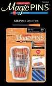 Orange 50/Pkg - Taylor Seville Magic Pins - Silk Extra Fine