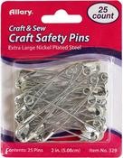 2" - Allary Safety Pins 25/Pkg