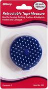 Assorted Polka Dots - Allary Retractable Tape Measure 60"