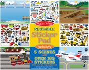 Vehicles - Melissa & Doug Reusable Sticker Pad