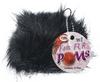 Black - Pepperell Braiding Faux Fur Pom With Loop