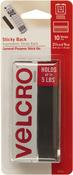Black - VELCRO(R) Brand Sticky Back Strips 3.5" 10/Pkg