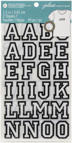 Jolee's Iron on Letters 1.5 White