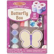 Butterfly - Decorate-Your-Own Wooden Chest