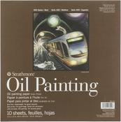 10 Sheets - Strathmore 400 Series Oil Painting Pad 12"X12"