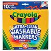Bold Colors 10/Pkg - Crayola Ultra-Clean Color Max Broad Line Washable Markers