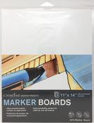 11"X14" White - Crescent Marker Board 3/Pkg