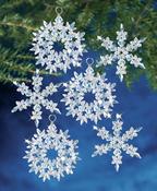 Winter Ice Makes 6 - The Beadery Holiday Beaded Ornament Kit