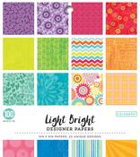 Light Bright - Colorbok Single-Sided Printed Cardstock 6"X6" 100/Pkg