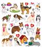 Dogs & Hearts - Sticker King Stickers